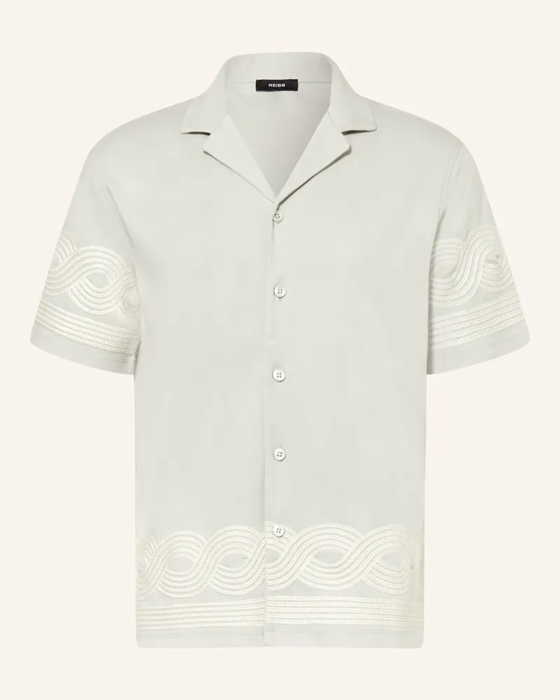 Reiss Kurzarm-Hemd Arden Comfort Fit gruen Hellgrün