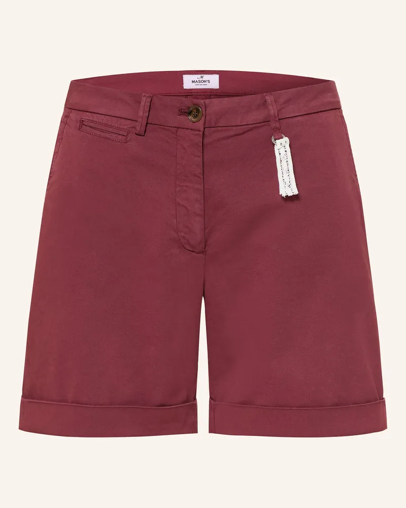 Mason's Chinoshorts Jaqueline rot Dunkelrot