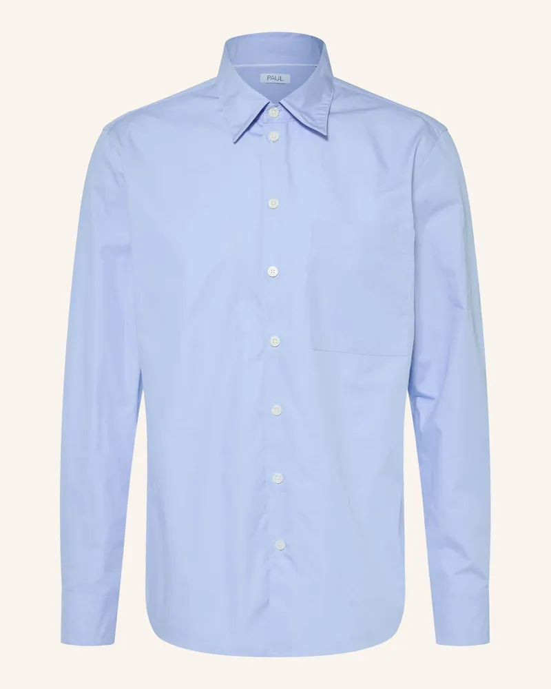 paul Hemd Comfort Fit blau Hellblau