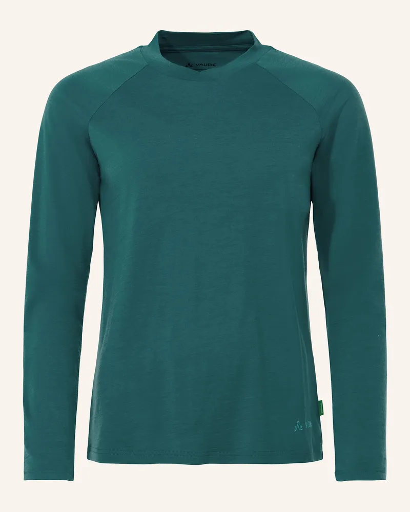Vaude Funktionsshirt W Essential Wool Shirt blau Türkis