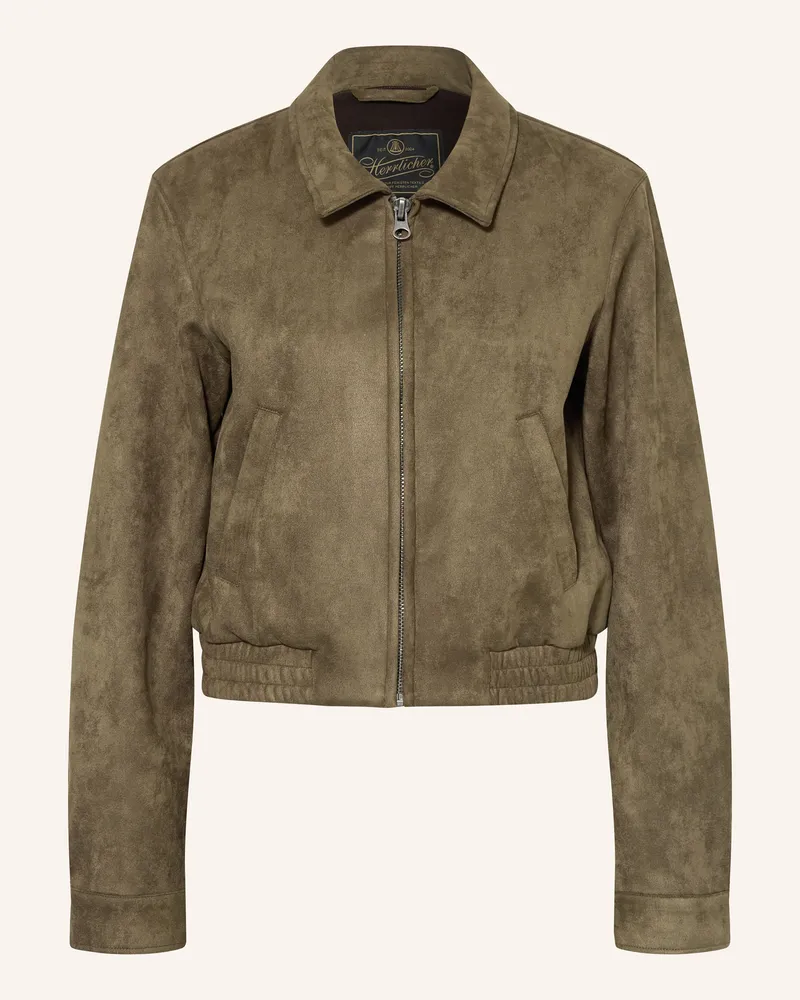 Herrlicher Blouson LORIA in Lederoptik Braun