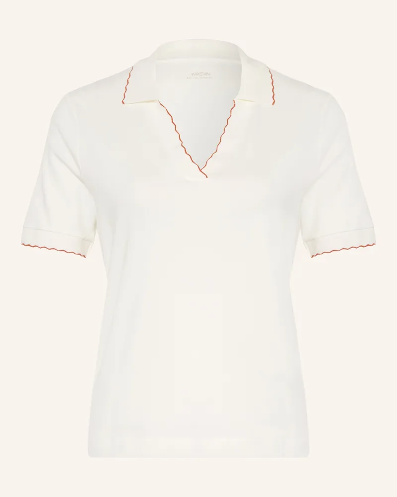 Marc Cain Jersey-Poloshirt weiss 110