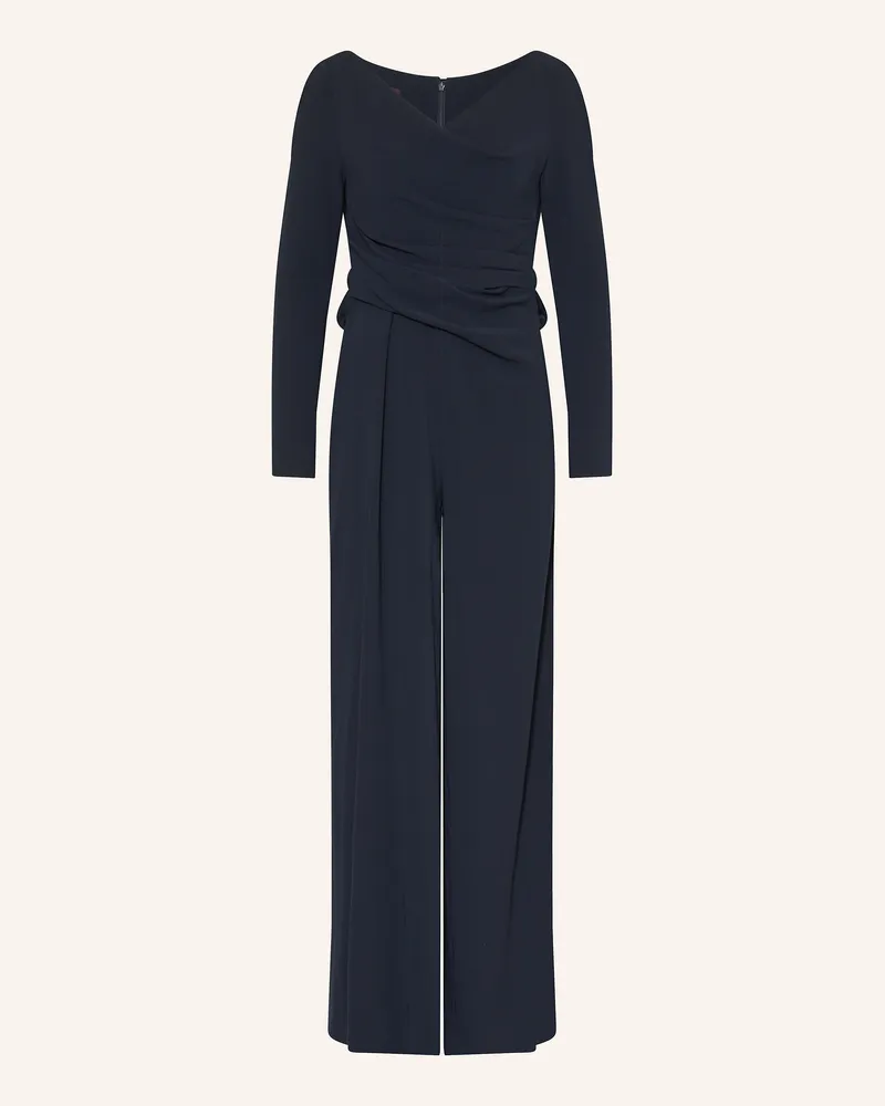 Talbot Runhof Jumpsuit blau Dunkelblau