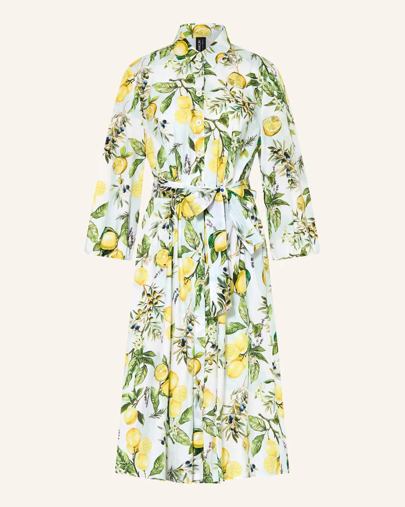 Marc Cain Hemdblusenkleid Mit 3/4-Arm weiss 100