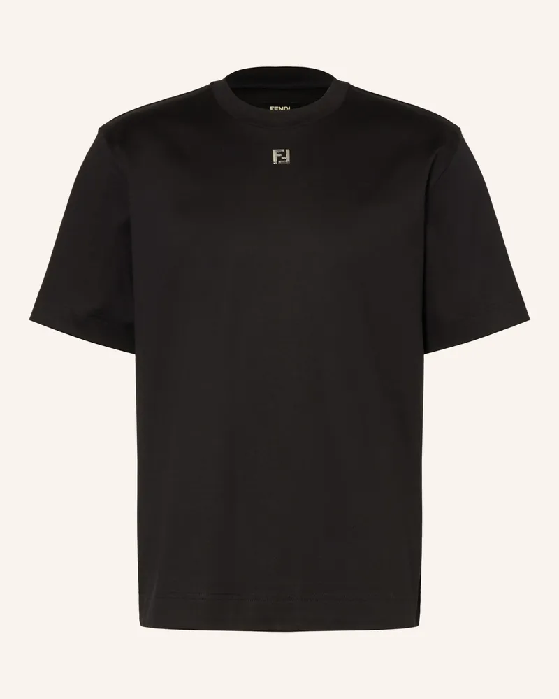Fendi T-Shirt schwarz Schwarz