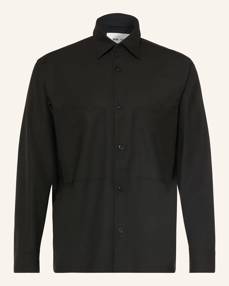 NN 07 Overshirt Freddy schwarz Schwarz