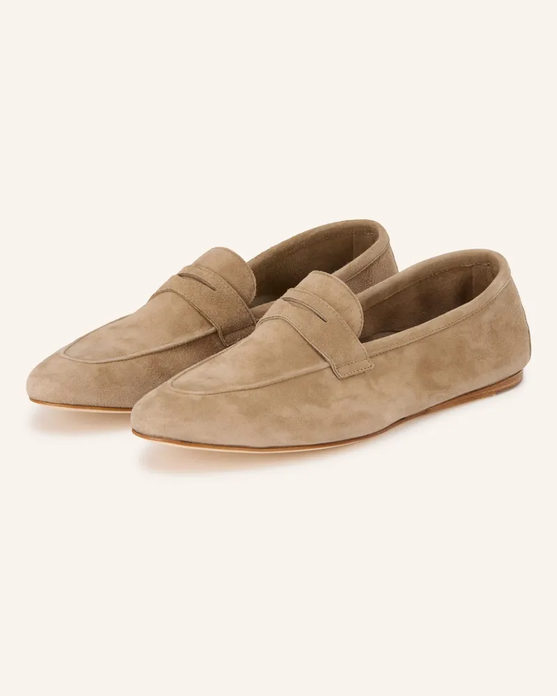 lilienfels Penny-Loafer beige Taupe