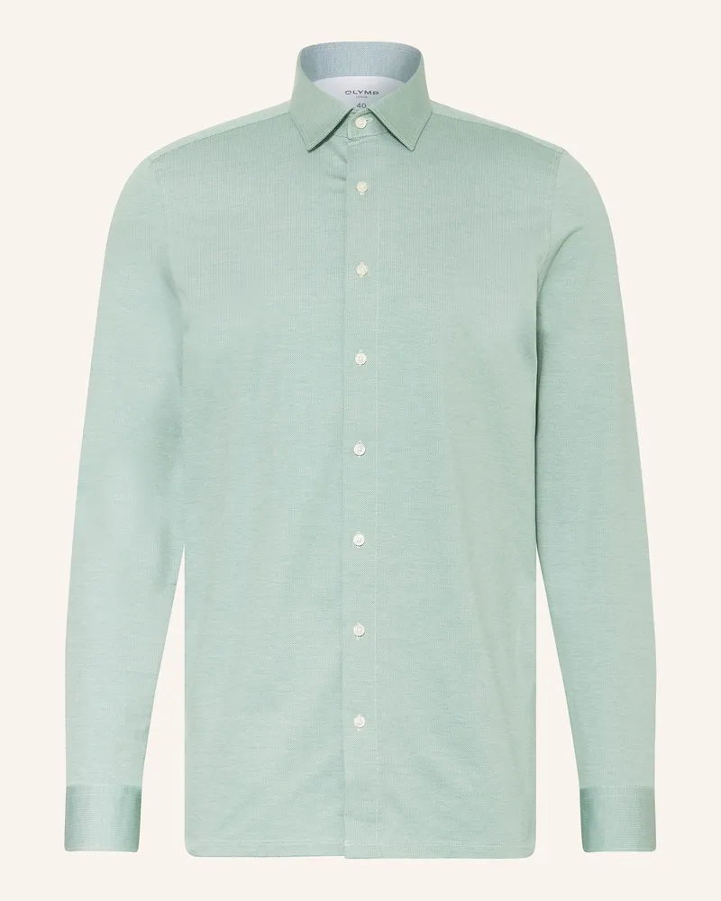 Olymp Jerseyhemd Luxor 24/Seven Modern Fit gruen Hellgrün