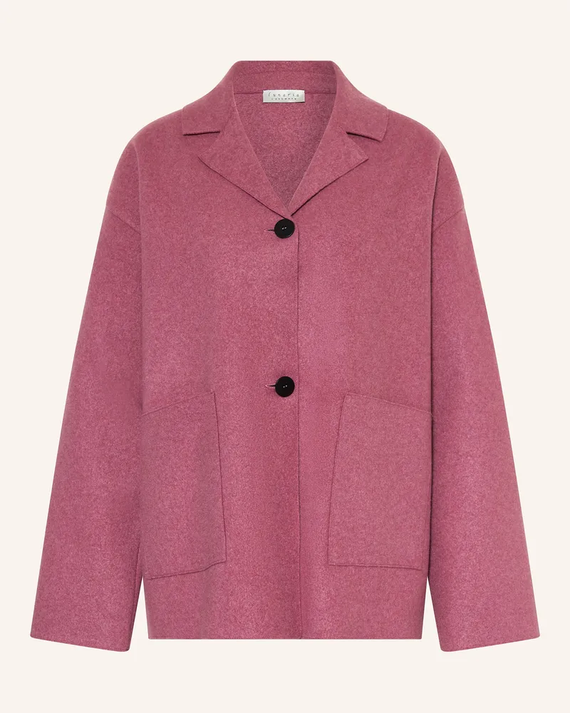 Lunaria Cashmere Overjacket Aus Cashmere rosa Pink