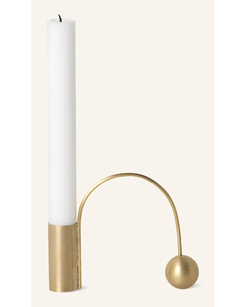 ferm LIVING Kerzenhalter BALANCE Gold