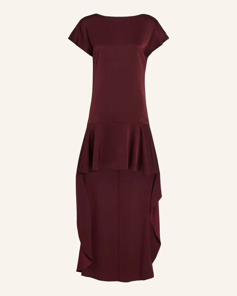 Karl Lagerfeld Kleid Dunkelrot