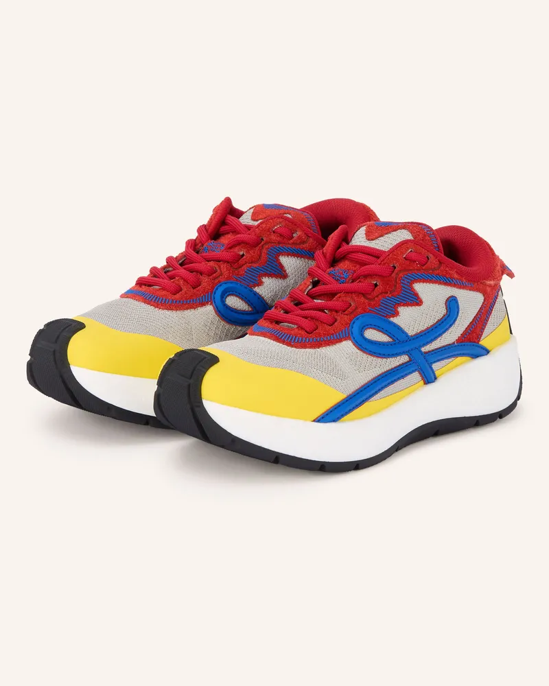 Loewe Sneaker Pogo rot Hellgrau