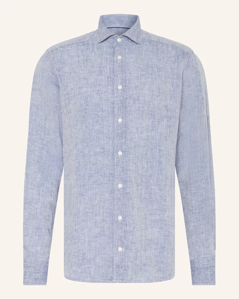 Eton Leinenhemd Contemporary Fit Blau