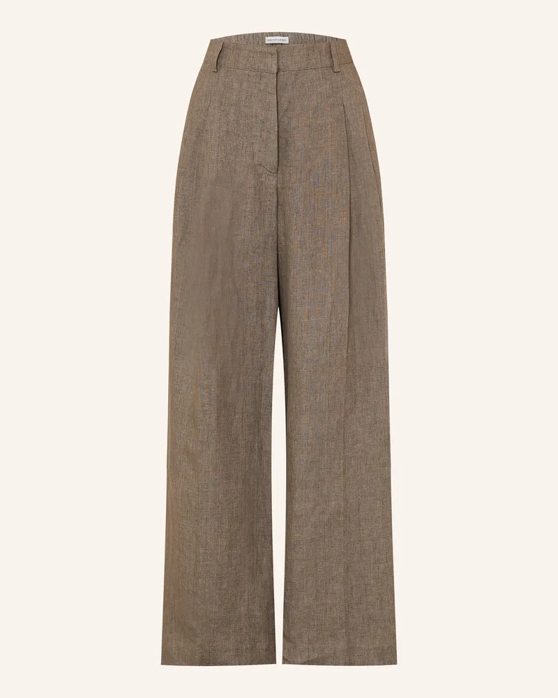 Iris von Arnim Marlenehose SANTORINI aus Leinen Taupe