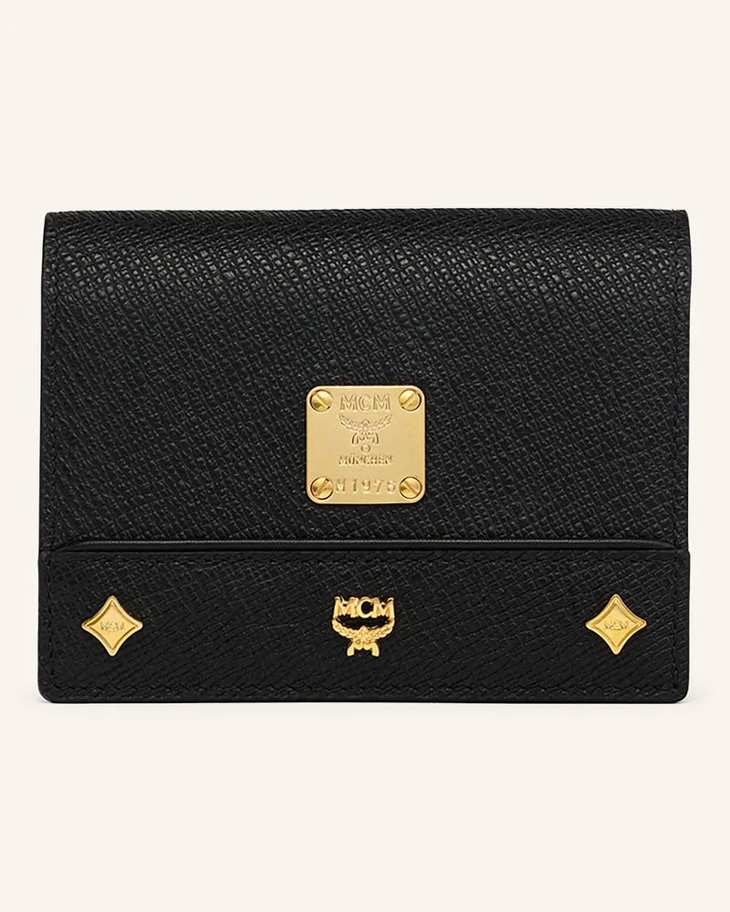 MCM Geldbörse Aren schwarz Schwarz