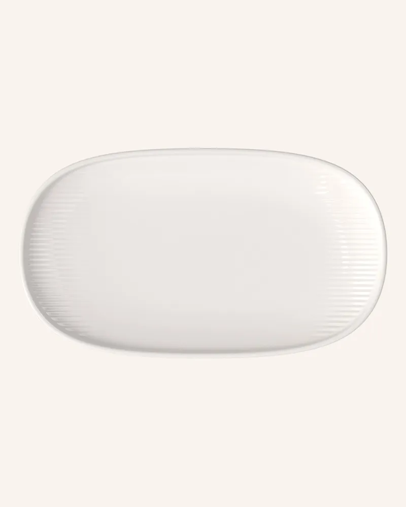 Villeroy & Boch Servierplatte Afina weiss Weiss