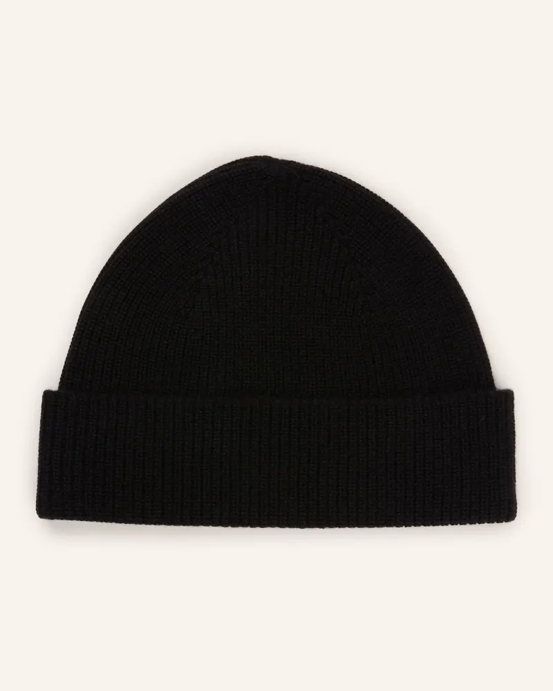 Ermenegildo Zegna Cashmere-Mütze schwarz Schwarz