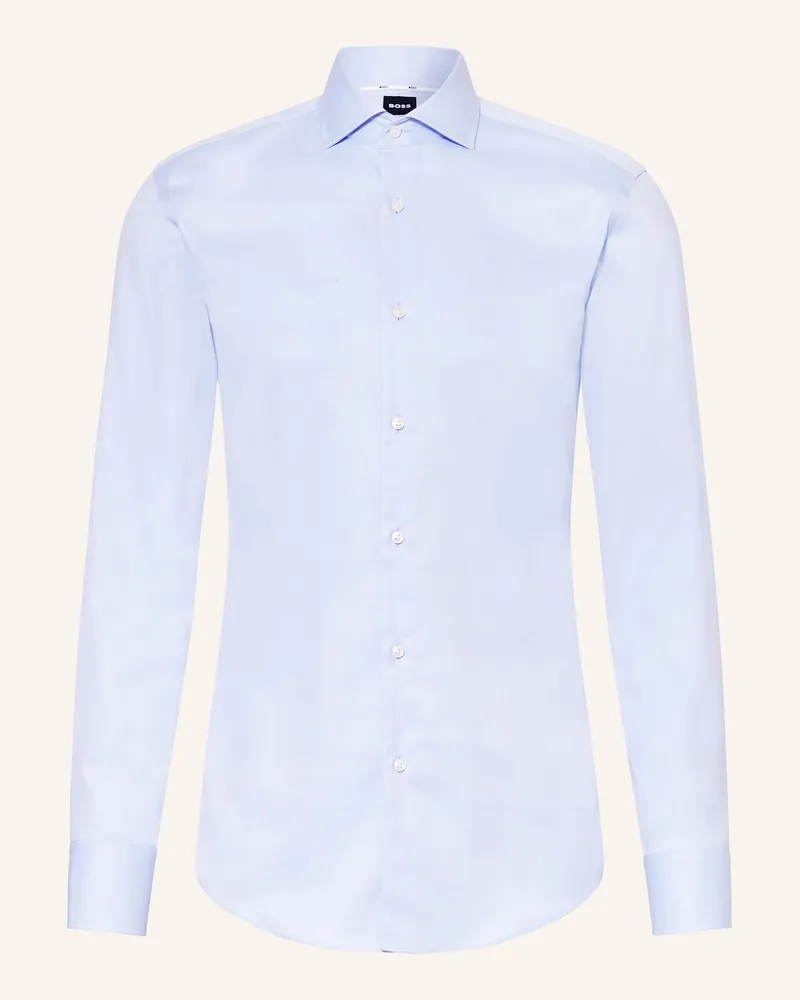HUGO BOSS Hemd Hank Slim Fit blau Hellblau