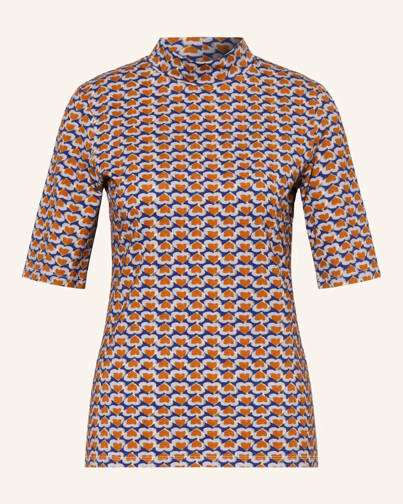 More & More T-Shirt orange Dunkelblau