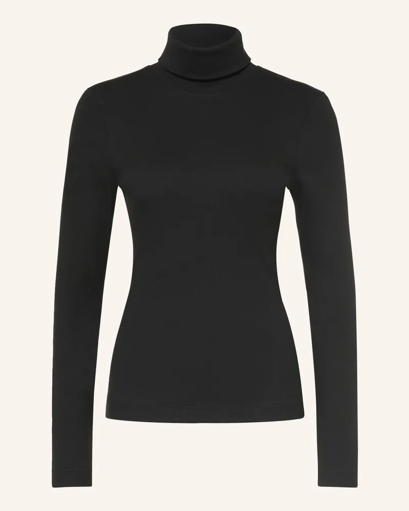 ZAíDA Rollkragenshirt schwarz Schwarz