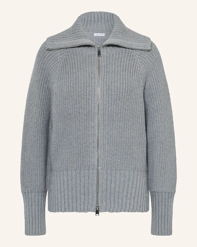 Mrs & HUGS Strickjacke grau Grau