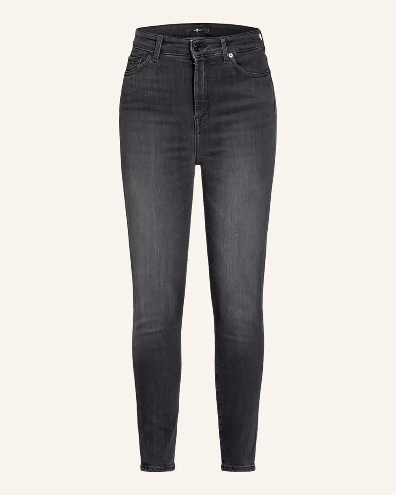 7 for all mankind Skinny Jeans Slim Illusion Aubrey schwarz Mistery