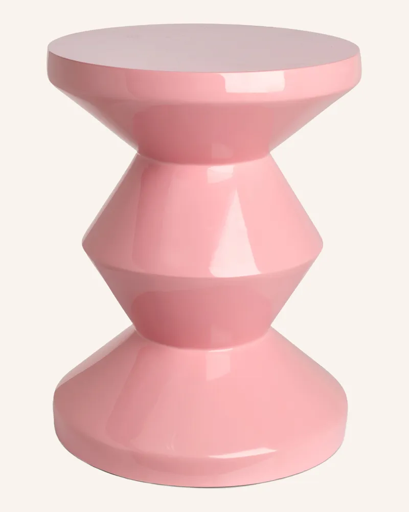 POLSPOTTEN Hocker ZIG ZAG Rosa
