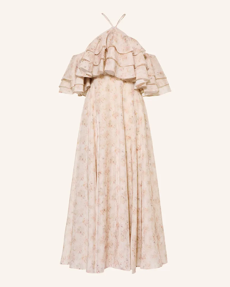 Ted Baker Off-Shoulder-Kleid Ceylia Mit Volants weiss Creme