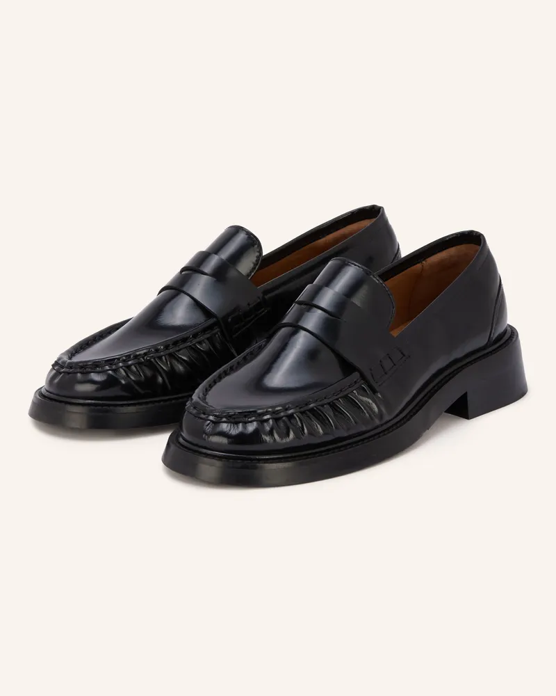Billi Bi Penny-Loafer schwarz Schwarz