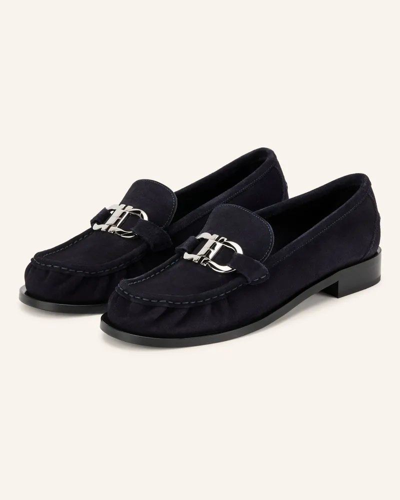 Ferragamo Loafer blau Dunkelblau