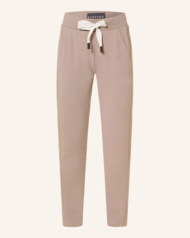 ELBSAND Sweatpants BRINJA Taupe