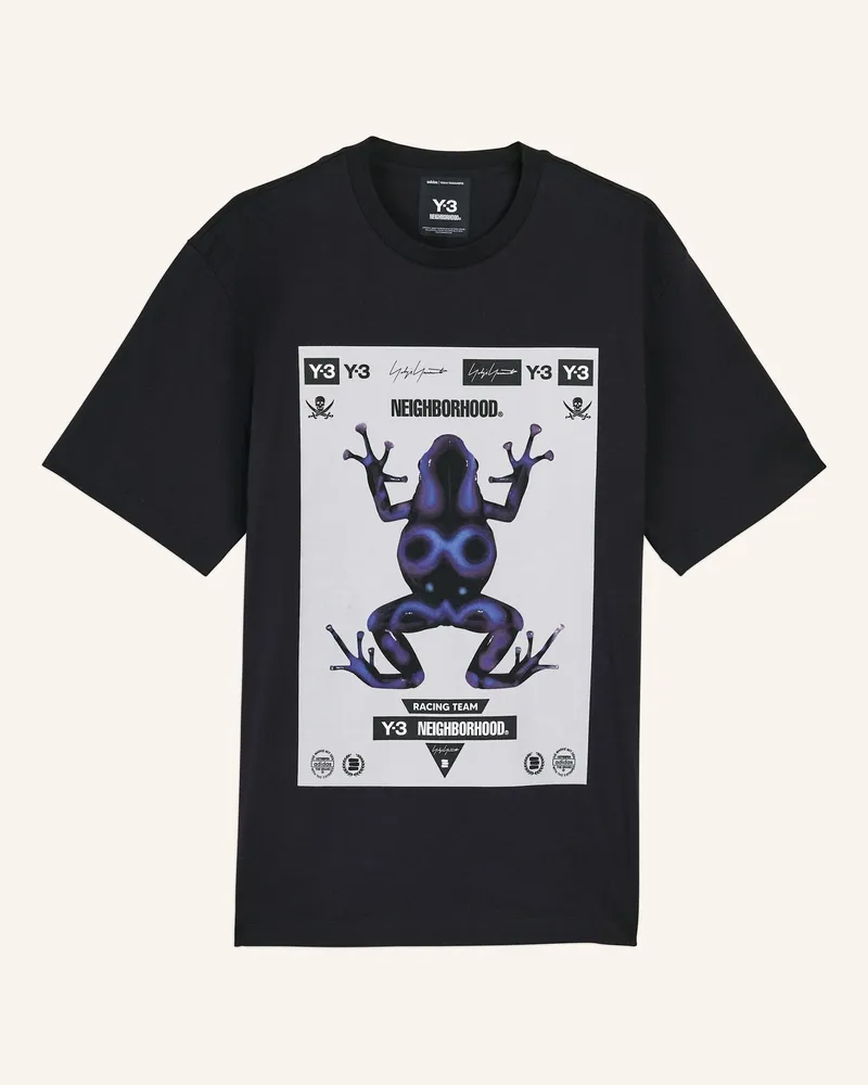 Y-3 Y-3 NBHD GRAFIK-T-SHIRT Schwarz