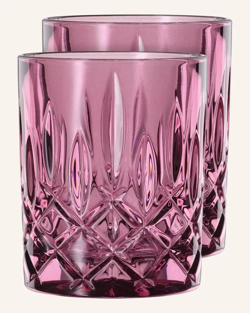 Nachtmann 2er-Set Whiskygläser Noblesse rot Fuchsia