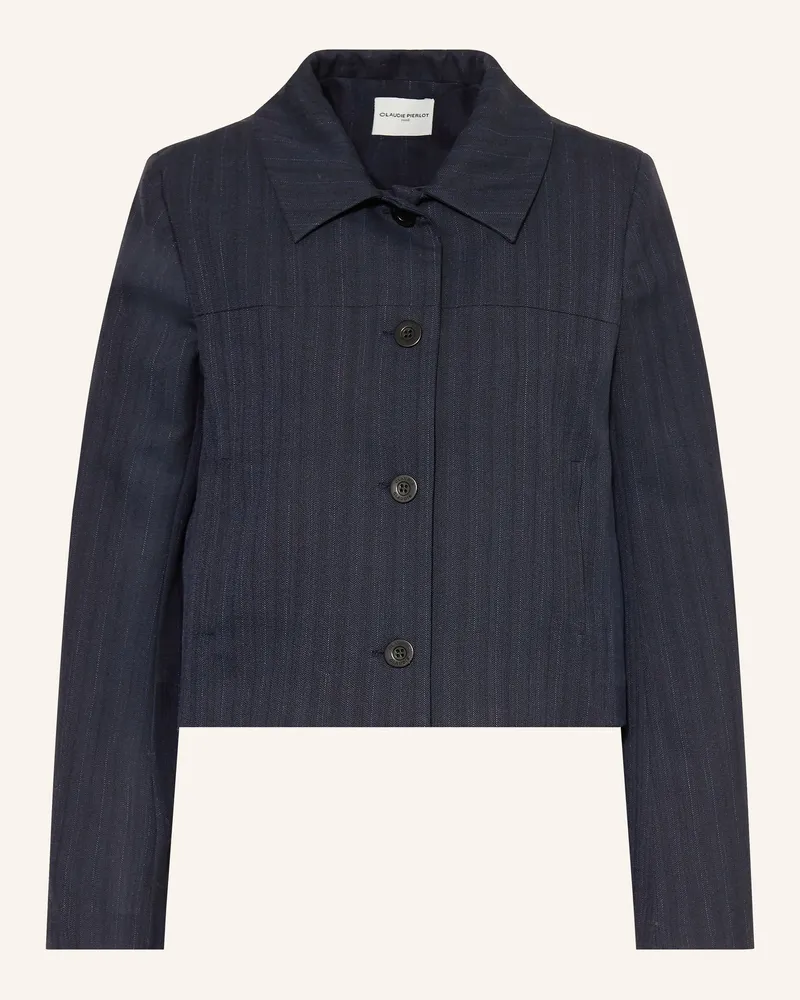 Claudie Pierlot Kastenjacke blau Dunkelblau