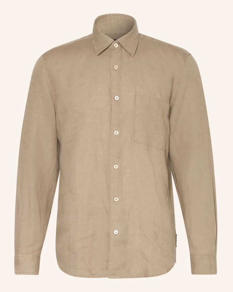 Marc O'Polo Leinenhemd Regular Fit beige Beige