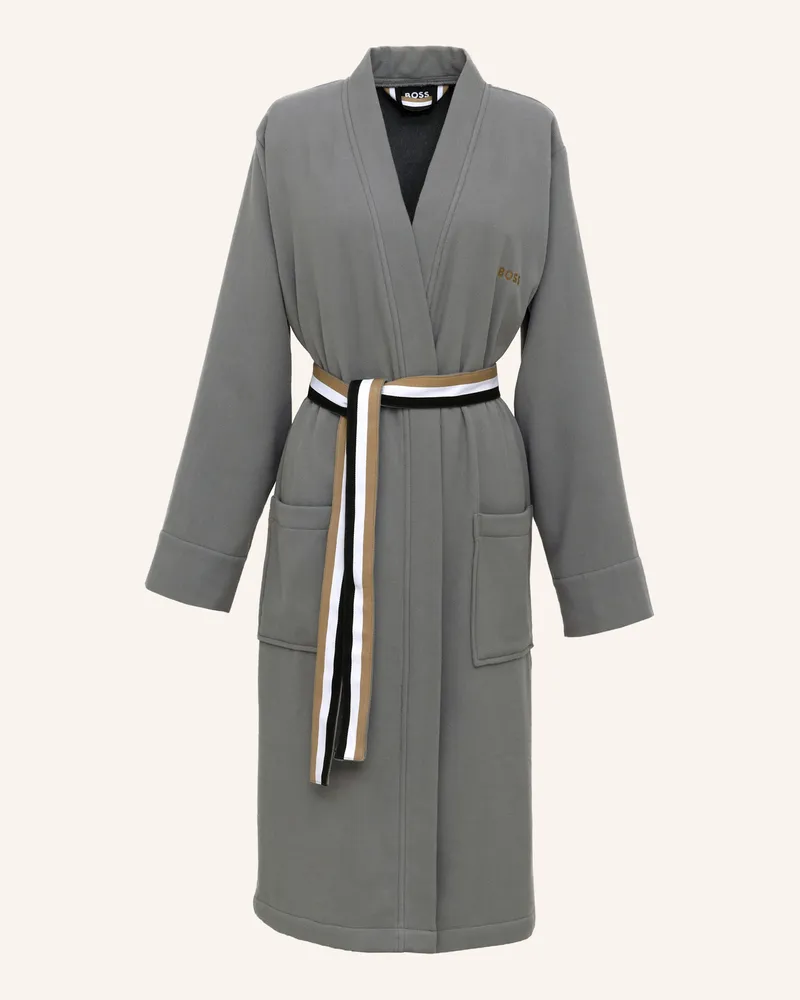 HUGO BOSS Bademantel BLINEA Grau