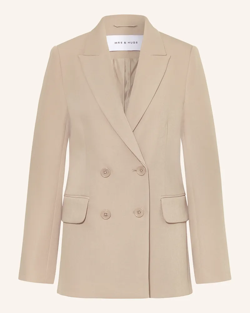 Mrs & HUGS Blazer beige Creme