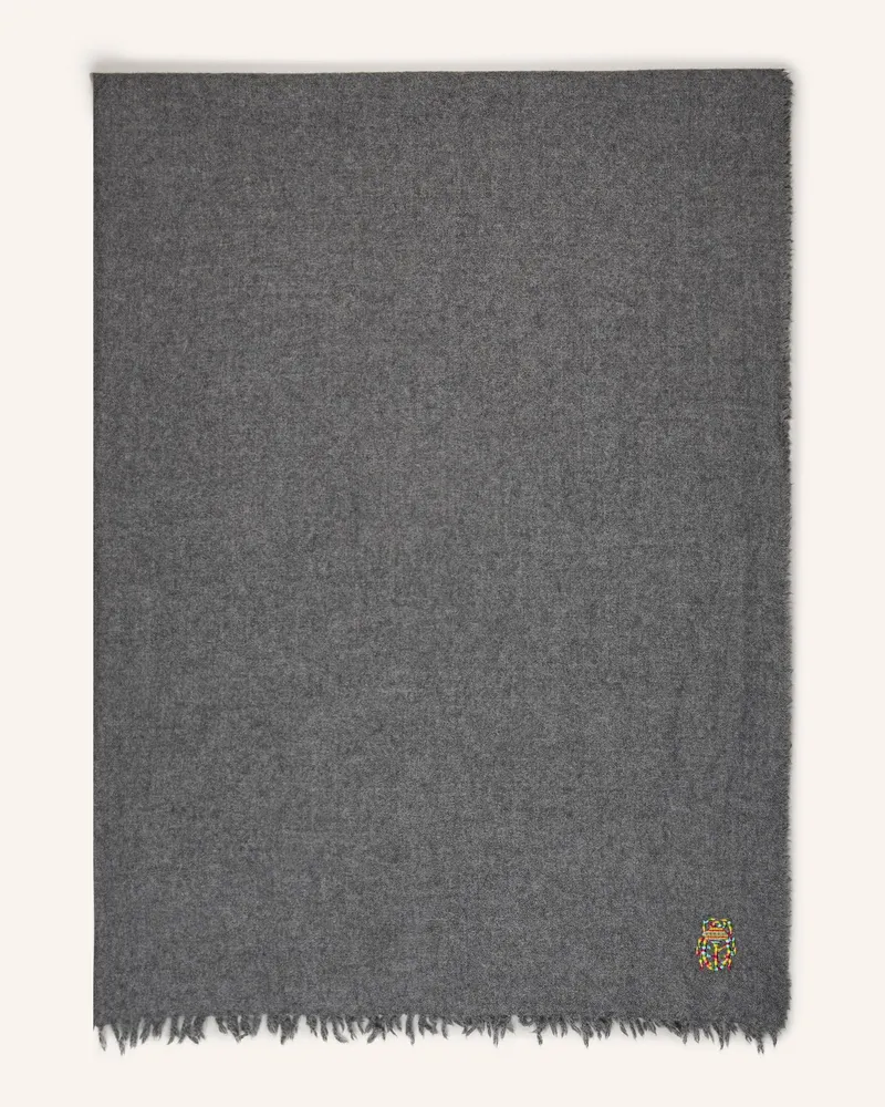 Zoeppritz Alpaka-Plaid Mad Attitude grau Grau