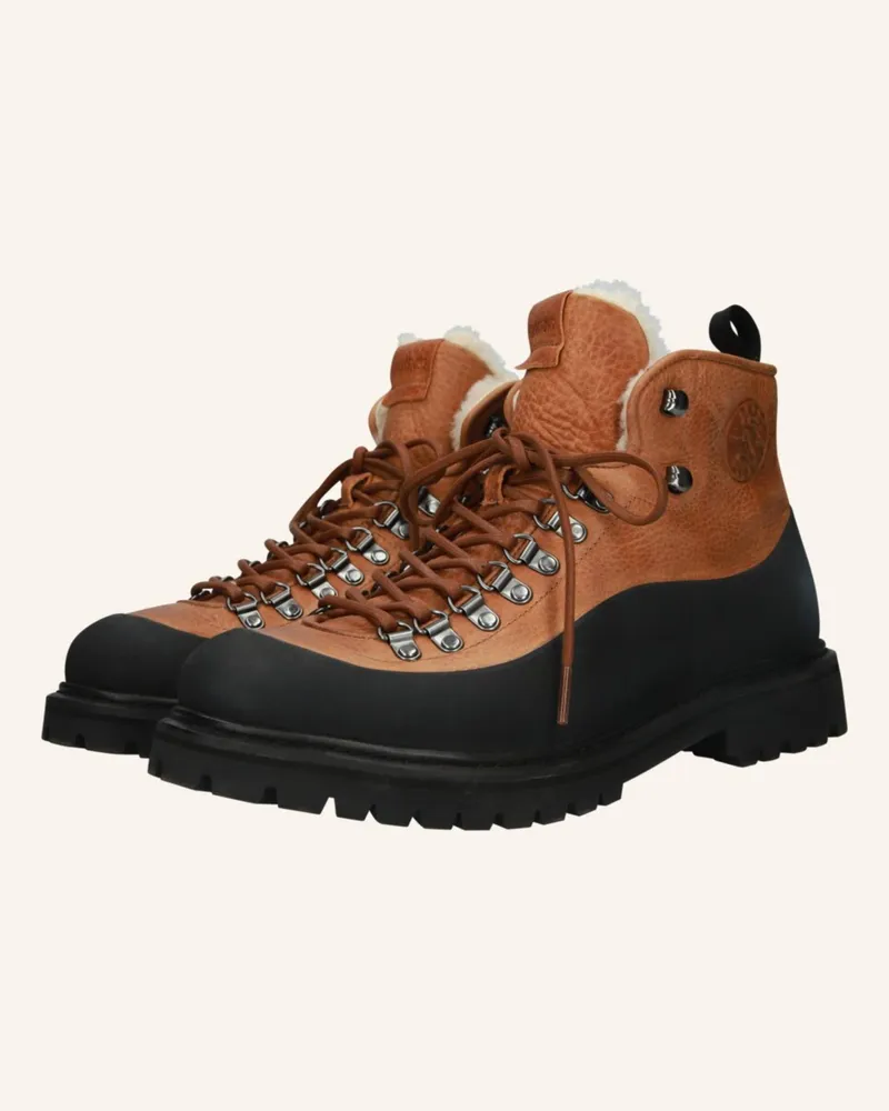 Blackstone Schnürboots braun Cognac