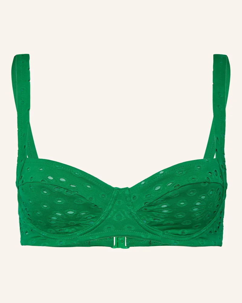 watercult Bügel-Bikini-Top RIVIERA NOTES Grün