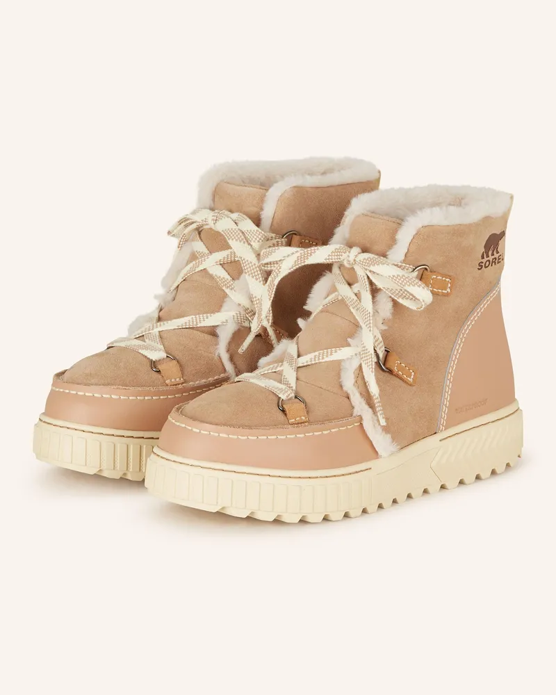 Sorel Schnürboots Ona Ave™ Alpine beige Hellbraun