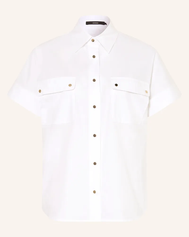 van Laack Hemdbluse VL-TELINA-KN Weiss