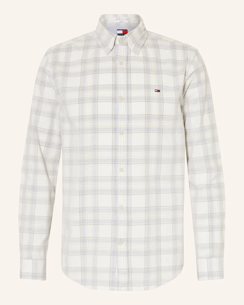 Tommy Hilfiger Cordhemd Regular Fit Weiss