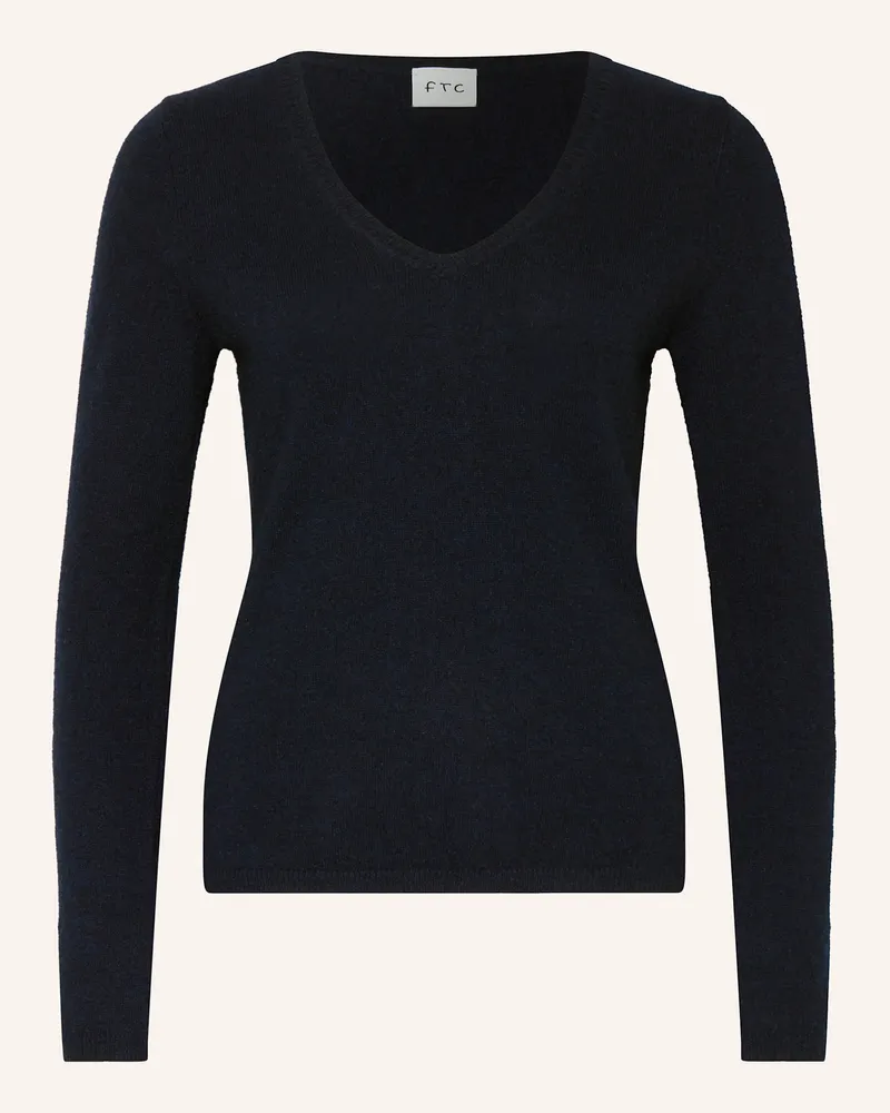 FTC Cashmere Cashmere-Pullover Dunkelblau