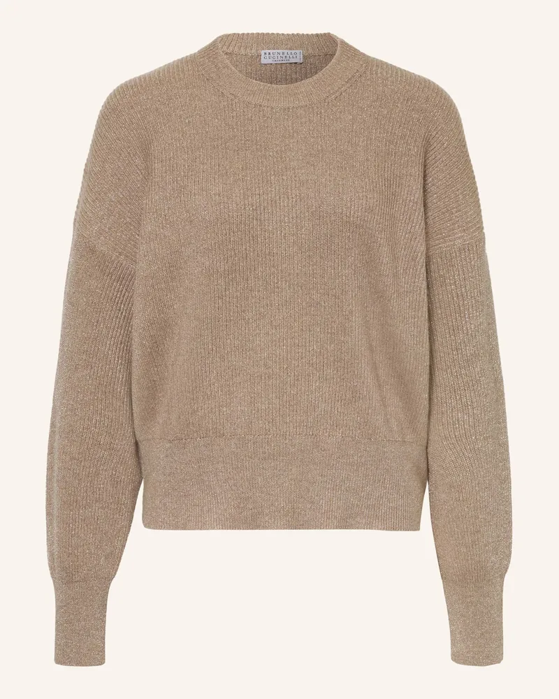 Brunello Cucinelli Cashmere-Pullover Braun