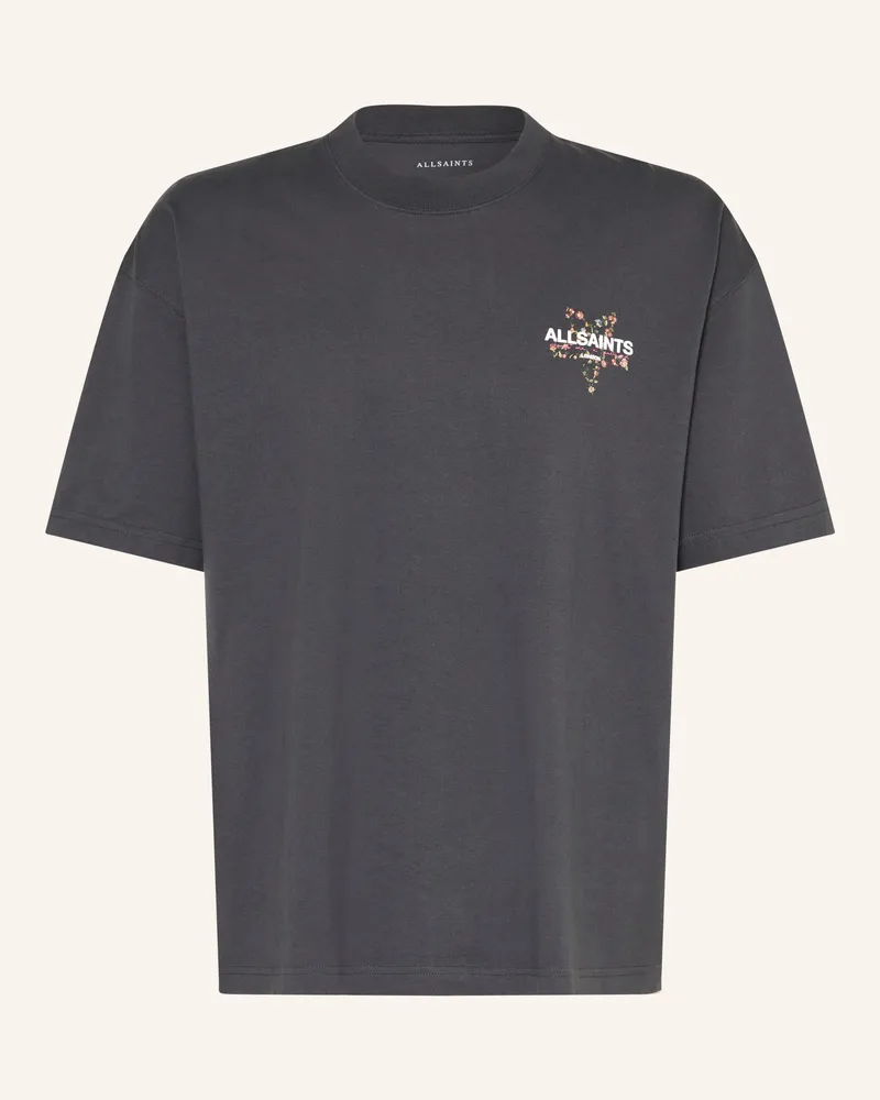 AllSaints T-Shirt Pentacle schwarz Dunkelgrau