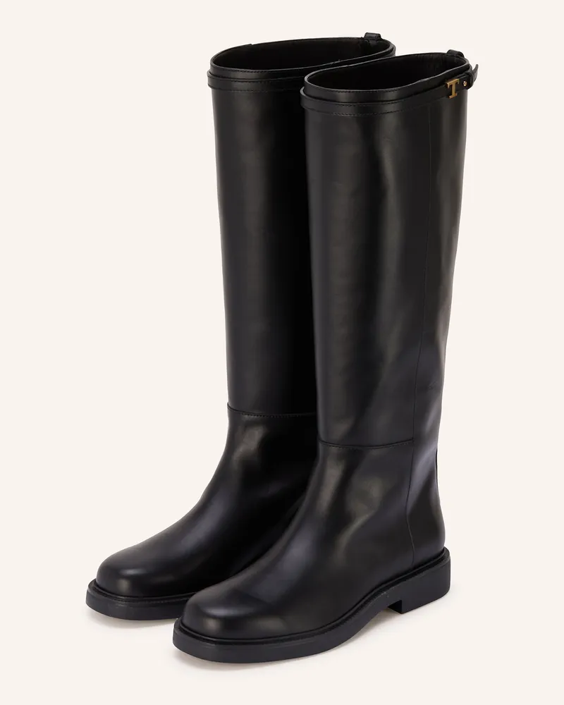 TOD'S Stiefel Schwarz