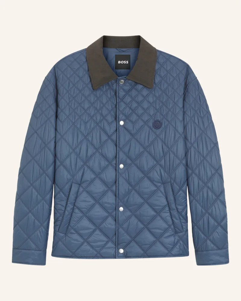 HUGO BOSS Casual Jacke C-Cosmix Relaxed Fit blau Blau