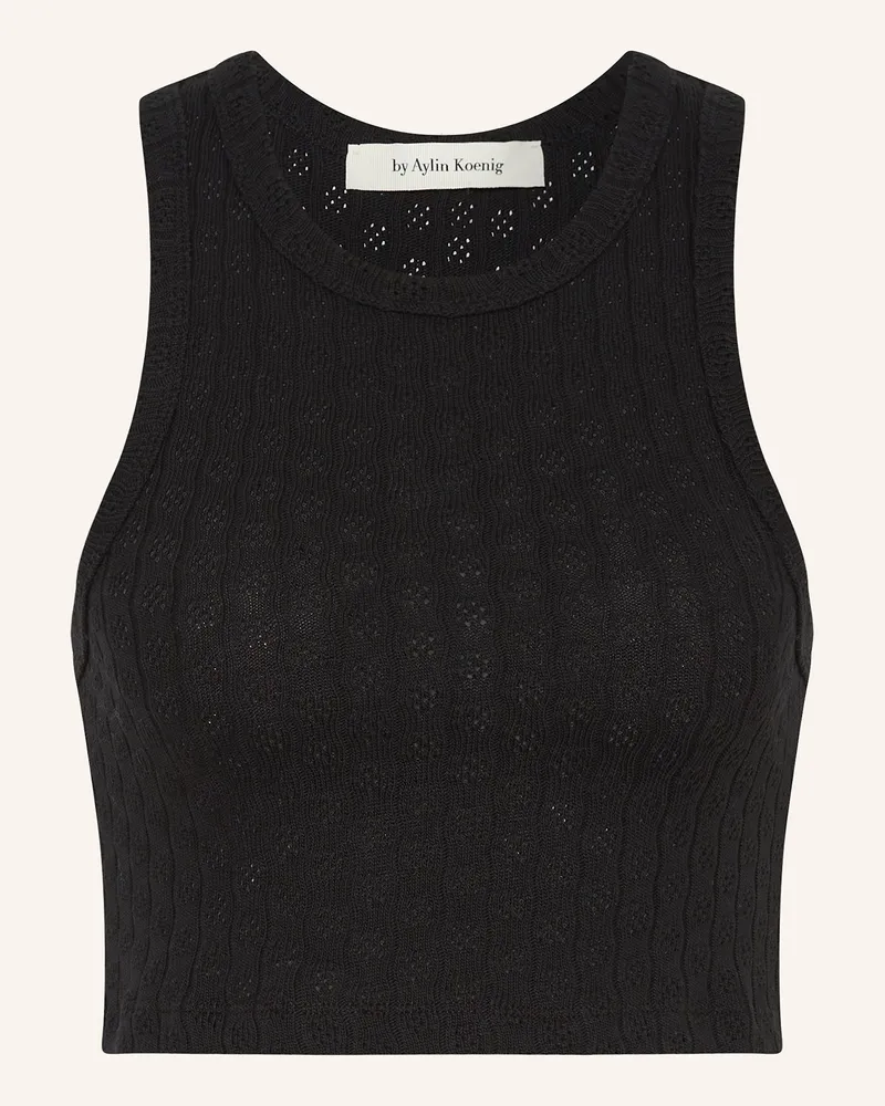 by Aylin Koenig Stricktop Raya schwarz Schwarz