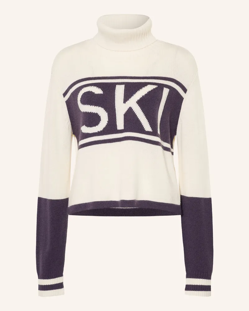 Mrs & HUGS Rollkragenpullover Mit Cashmere weiss Ecru